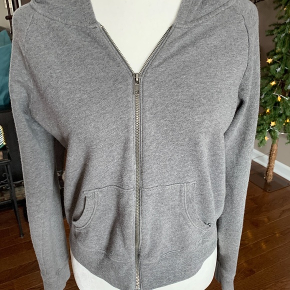 NWOT Gray Sweat Jacket - Picture 3 of 6